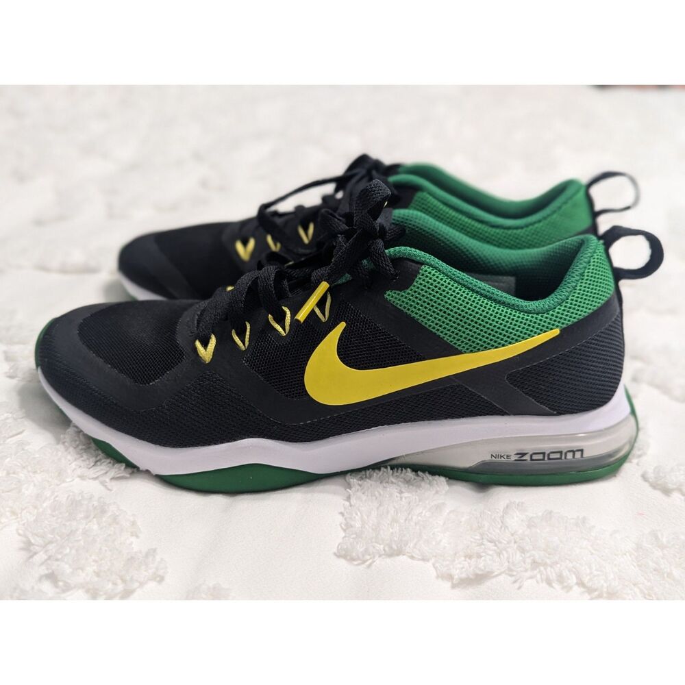 Nike Women's Black and Green Athletic Shoes